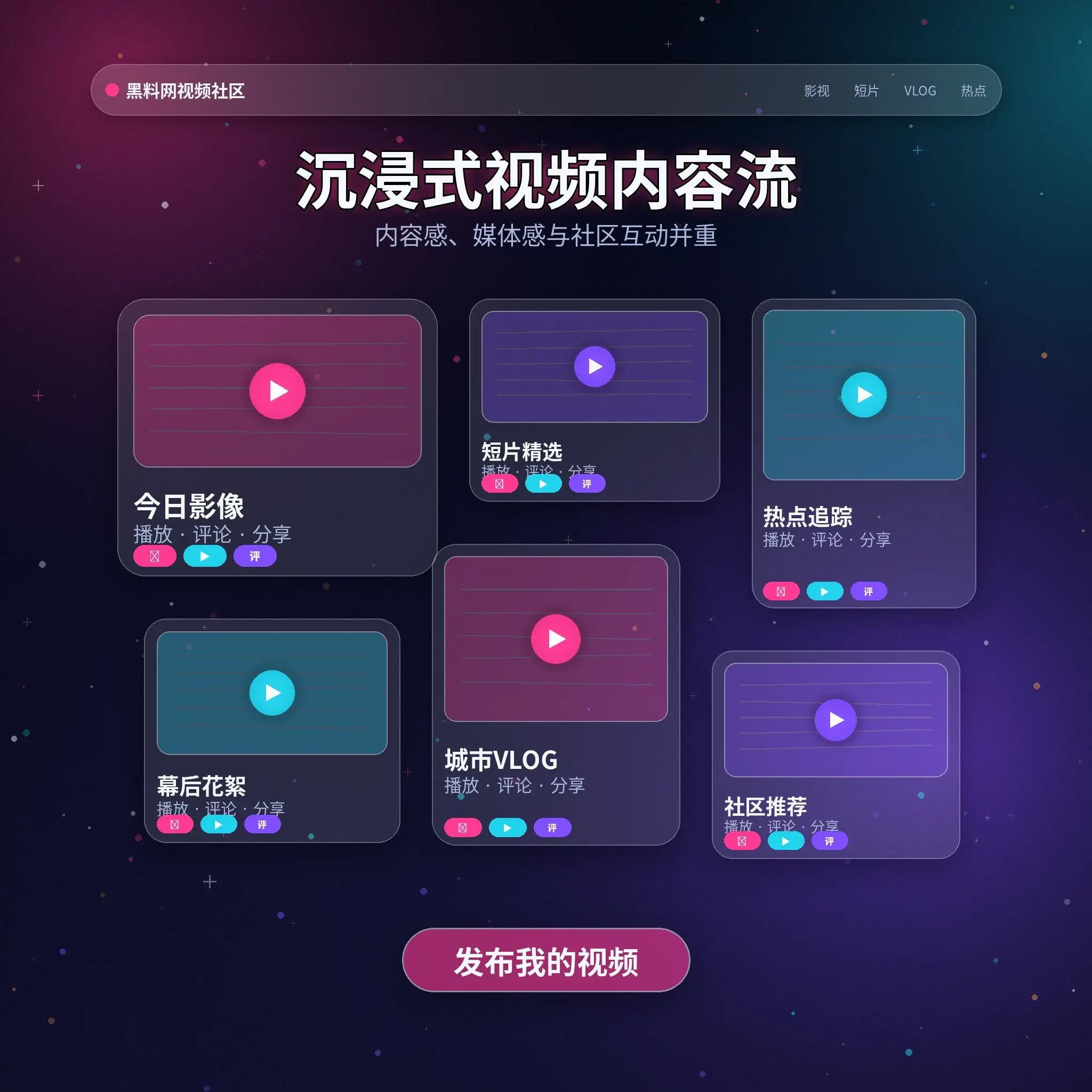 黑料网Vlog影像动态内容